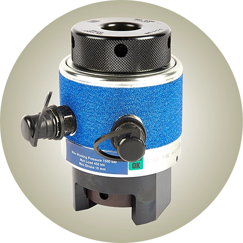 Tensionador superior con autoretorno por resorte